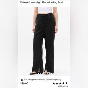 Athleta Retreat Linen Pants (Tall)